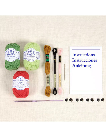 Amigurumi-Set - Unsere Freunde, die Früchte