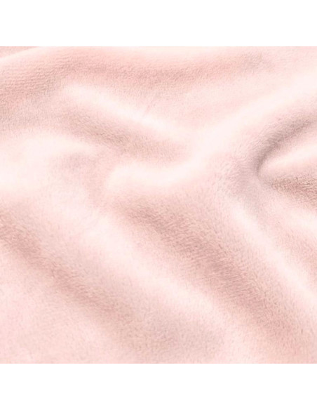 Glatter Minky-Stoff - Rosa