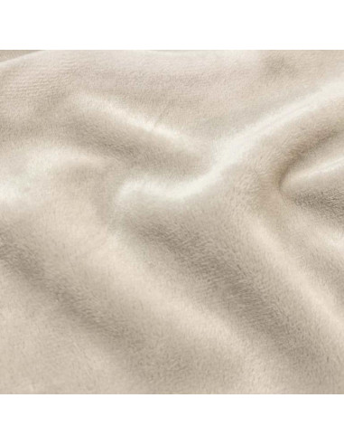 Glatte Minky-Stoff - Taupe