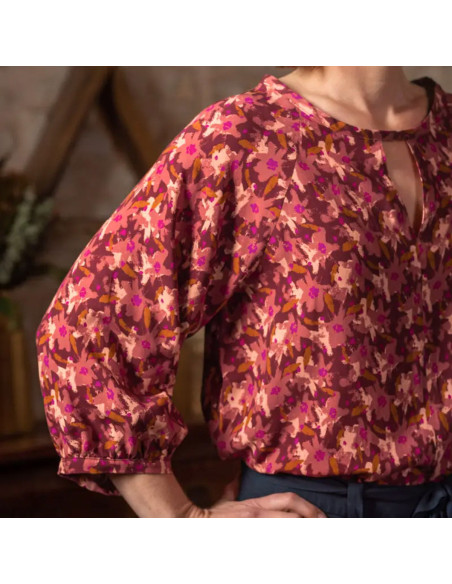 Viskosestoff Edel Terracotta - Églantine & Zoé
