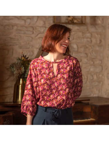 Viskosestoff Edel Terracotta - Églantine & Zoé
