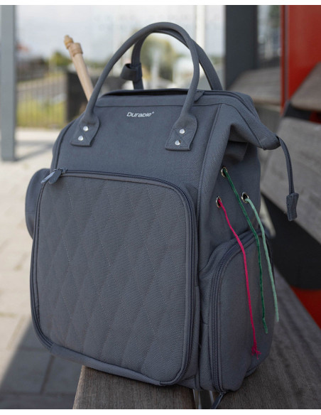 Langlebiger Rucksack für Stricken und Häkeln