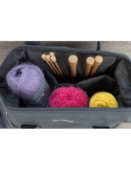 Langlebiger Rucksack für Stricken und Häkeln
