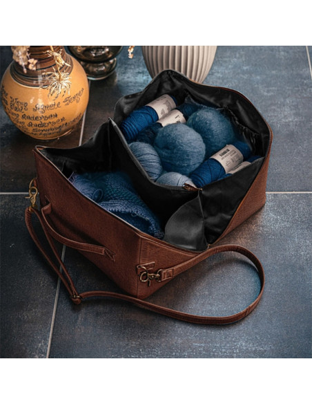 Muud Cleo XL Umhängetasche - Rich Brown