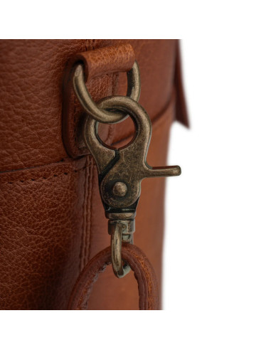 Leder-Aufbewahrungstasche für Strickarbeiten Muud Saturn Limited Edition - Rich Brown