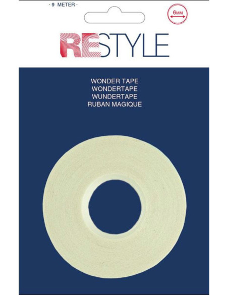 Doppelseitiges wasserlösliches Klebeband Restyle - 6 mm x 9 Meter