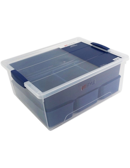 MAXI Aufbewahrungsbox mit 7 Organisatoren auf zwei Ebenen Restyle
