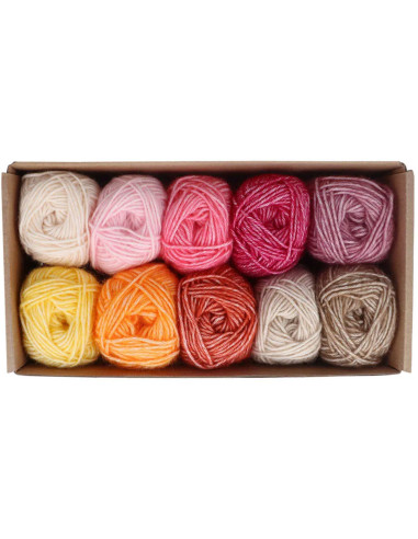 Set mit 10 Knäueln Scheepjes Stone Washed Colour Pack - Manifest