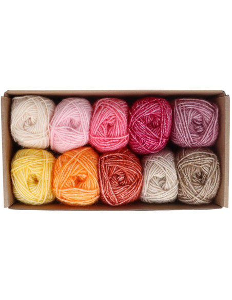 Set mit 10 Knäueln Scheepjes Stone Washed Colour Pack - Manifest