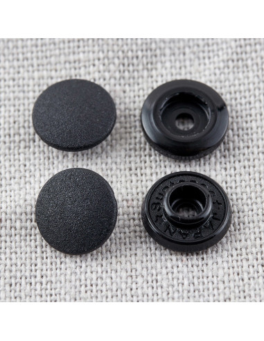 Druckknöpfe ohne Zange 9 mm - Schwarz
