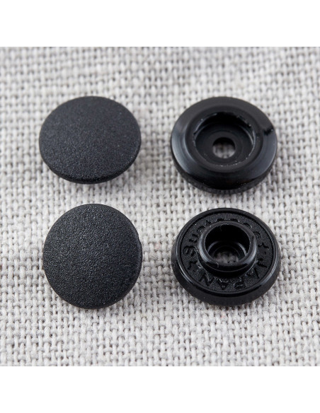 Druckknöpfe ohne Zange 9 mm - Schwarz