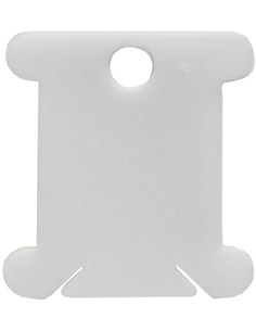 Set aus 100 Plastikkarten für Stickgarn Restyle