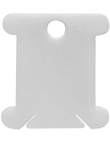 Set aus 100 Plastikkarten für Stickgarn Restyle
