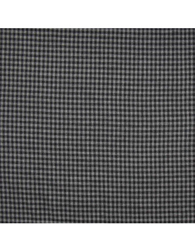 Kariertes Flanellgewebe - Grau