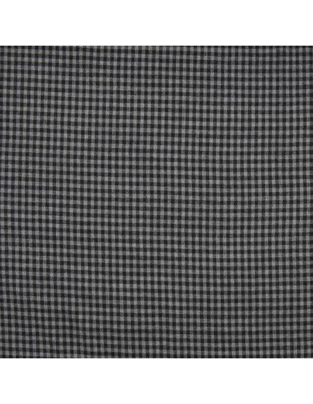 Kariertes Flanellgewebe - Grau