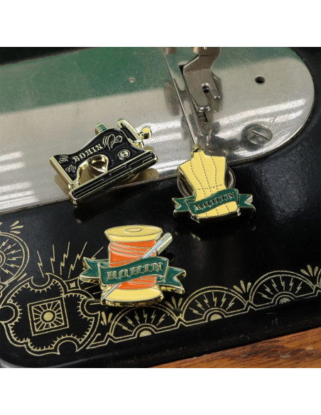 Magnetischer Nadelhalter Bohin - Vintage Garnspule