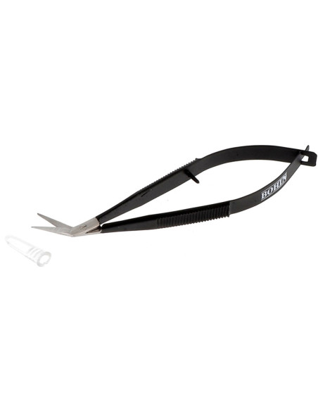 Ultradünne Stickschere mit rechtwinkliger Pinzette 11 cm Bohin