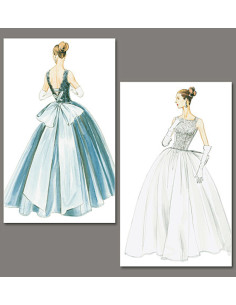 Kleidmuster Jahr 1956 - Vogue 8729