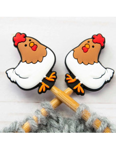 Maschenstopper für Stricknadeln - Poulette