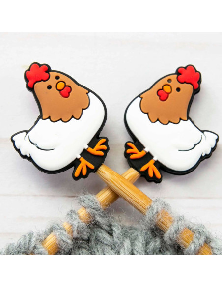 Maschenstopper für Stricknadeln - Poulette