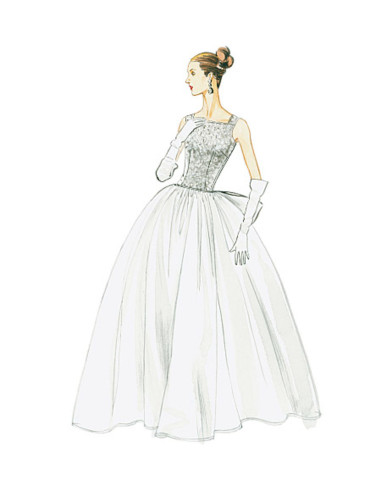 Kleidmuster Jahr 1956 - Vogue 8729
