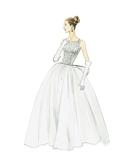 Kleidmuster Jahr 1956 - Vogue 8729