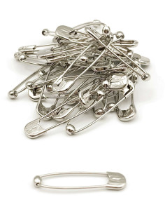 Schachtel mit 35 Sicherheitsnadeln mit Kugel, 52 mm, Bohin 2