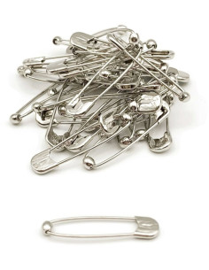 Schachtel mit 30 Sicherheitsnadeln mit Kugel, 58 mm, Bohin 2