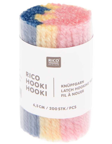 6,5 cm marmoriertes Bindegarn Rico Hooki Hooki