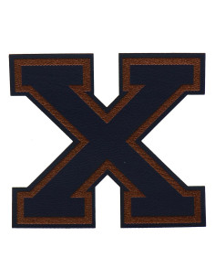 Extra feines Muster Buchstabe - X