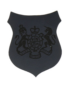 Extra feines Motiv Wappen Gott und mein Recht - Marineblau
