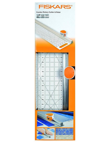 Kombinierter Rollschneider & Lineal 6" x 24" Fiskars