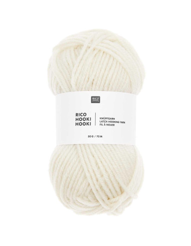 Rico Hooki Hooki Garn zum Knoten - Ecru