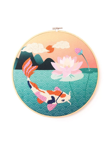 Punch-Needle-Set - Koi-Karpfen