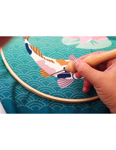 Punch-Needle-Set - Koi-Karpfen