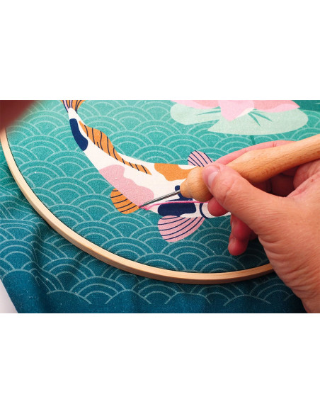 Punch-Needle-Set - Koi-Karpfen