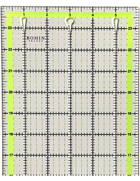 Patchwork-Regel mit Schneideschlitzen Bohin 6 x 24 Zoll