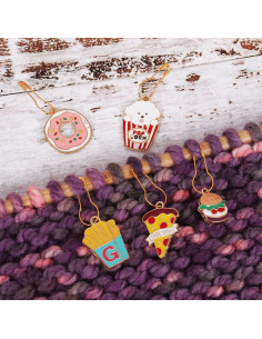 Set mit 5 Netzmarkern - Snacks