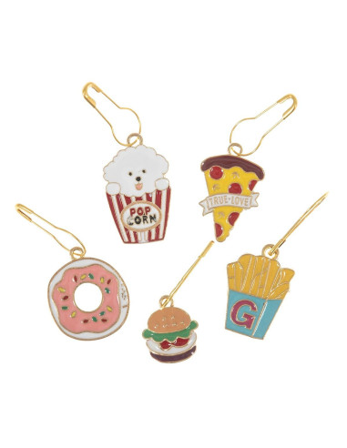 Set mit 5 Netzmarkern - Snacks