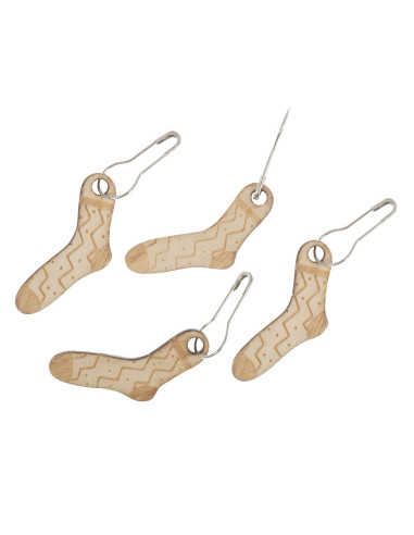 Set mit 10 Maschenmarkierern - Woolly Sock