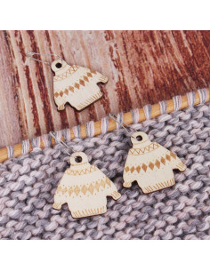 Set mit 10 Maschenmarkierern - Woolly Jumper