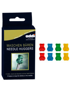 Set mit 8 Stoppern für Stricknadeln addi