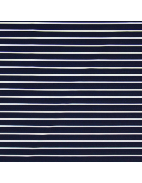 Lycra-Badeanzugstoff - Blau-weiß gestreift