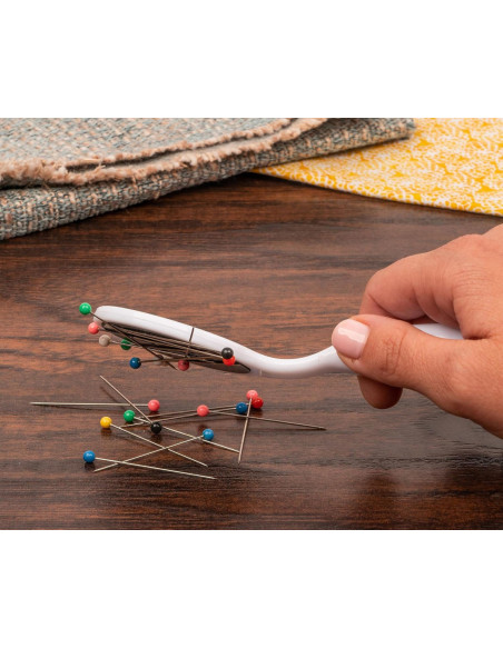 Magnetischer Nadelaufheber mit 25 Singer-Nadeln