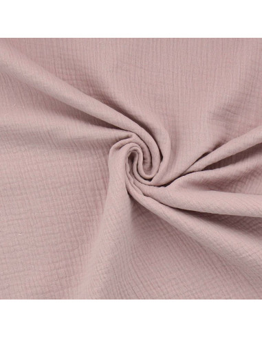 Doppelgaze-Baumwollstoff - Blütenblatt