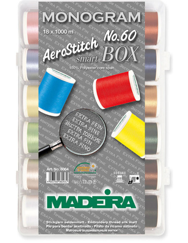 SmartBox Monogram AeroStitch Madeira Garnkoffer