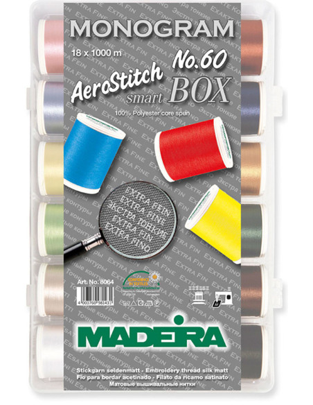 SmartBox Monogram AeroStitch Madeira Garnkoffer