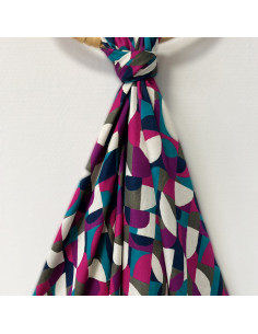 Viscose-Satin-Stoff Néo Pop - My Dress Made
