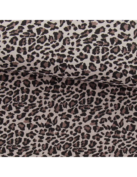 Bedruckter Musselin-Stoff - Wildes Beige