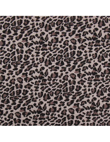 Bedruckter Musselin-Stoff - Wildes Beige